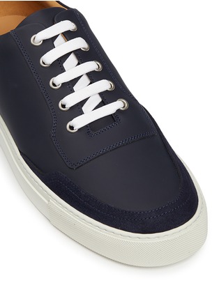 Detail View - Click To Enlarge - HARRYS OF LONDON - 'Mr Jones 2' suede trim tech leather sneakers