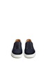 Front View - Click To Enlarge - HARRYS OF LONDON - 'Mr Jones 2' suede trim tech leather sneakers