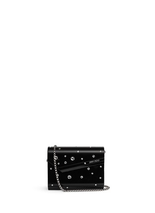 Main View - Click To Enlarge - JIMMY CHOO - 'Candy' crystal embellished acrylic clutch