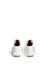 Back View - Click To Enlarge - JIMMY CHOO - 'Bells' panelled leather mid top sneakers
