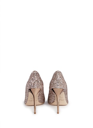 Back View - Click To Enlarge - JIMMY CHOO - 'Abel' coarse glitter pumps