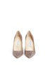 Front View - Click To Enlarge - JIMMY CHOO - 'Abel' coarse glitter pumps