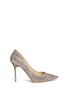 Main View - Click To Enlarge - JIMMY CHOO - 'Abel' coarse glitter pumps