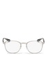Main View - Click To Enlarge - RAY-BAN - Square metal frame optical glasses
