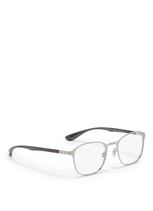 Figure View - Click To Enlarge - RAY-BAN - Square metal frame optical glasses