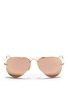 Main View - Click To Enlarge - RAY-BAN - 'RB3449' aviator mirror sunglasses