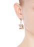Figure View - Click To Enlarge - VALENTINO GARAVANI - 'Rockstud' macro drop earrings