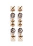 Main View - Click To Enlarge - VALENTINO GARAVANI - Crystal Rockstud drop earrings