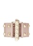 Main View - Click To Enlarge - VALENTINO GARAVANI - 'Rockstud' bar clasp wide leather bracelet