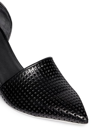 Detail View - Click To Enlarge - VINCE - 'Aurelian2' perforated leather d'Orsay pumps