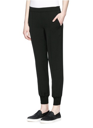 Front View - Click To Enlarge - VINCE - Elastic cuff cropped crepe pants