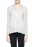 Main View - Click To Enlarge - VINCE - Stripe front cashmere sweater