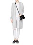 Figure View - Click To Enlarge - VINCE - Open front wool-cashmere cardigan
