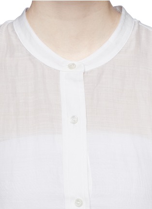 Detail View - Click To Enlarge - VINCE - Lightweight ramie tunic