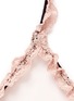 Detail View - Click To Enlarge - FLEUR DU MAL - 'Lace Bondage' tulle triangle soft bra