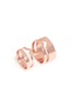Detail View - Click To Enlarge - MARIA BLACK - 'Detour Fooled Heart' twin rose gold plated ring set