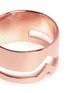 Detail View - Click To Enlarge - MARIA BLACK - 'Fooled Heart' rose gold plated ring