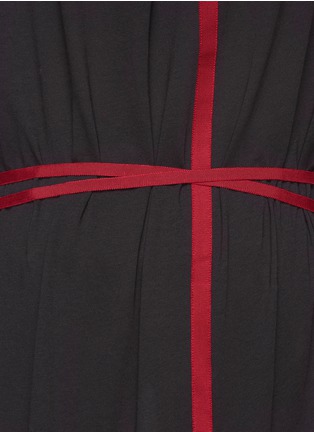 Detail View - Click To Enlarge - ANN DEMEULEMEESTER - Oversized jersey T-shirt dress