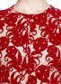 Detail View - Click To Enlarge - ANN DEMEULEMEESTER - Tylli floral velvet flock tulle dress