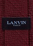 Detail View - Click To Enlarge - LANVIN - Wide angle lense-effect check tie