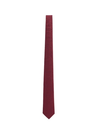 Main View - Click To Enlarge - LANVIN - Contrast yarn woven silk tie