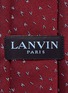 Detail View - Click To Enlarge - LANVIN - Letter print silk tie