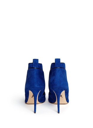 Back View - Click To Enlarge - PAUL ANDREW - 'Beauford' suede booties