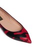 Detail View - Click To Enlarge - VALENTINO GARAVANI - Camouflage print leather canvas flats