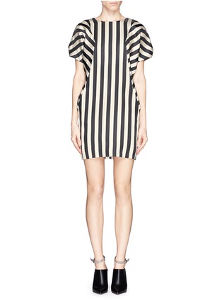Main View - Click To Enlarge - MO&CO. EDITION 10 - Vertical stripe dress