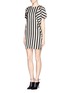 Figure View - Click To Enlarge - MO&CO. EDITION 10 - Vertical stripe dress