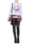 Figure View - Click To Enlarge - MARKUS LUPFER - 'Union Jack Drip Lip' sequin sweatshirt