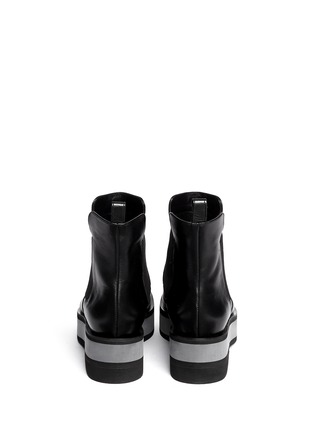 Back View - Click To Enlarge - CLERGERIE - 'Idyl' leather ankle boots