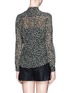 Back View - Click To Enlarge - TORY BURCH - 'Veta' ruffle front georgette shirt 