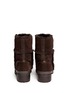 Back View - Click To Enlarge - TORY BURCH - 'Boughton' quilted suede shearling boots