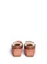 Back View - Click To Enlarge - TORY BURCH - 'Maxwell' fur lined suede moccasins