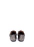 Back View - Click To Enlarge - TORY BURCH - 'Mayada' jewel metallic suede smoking slippers