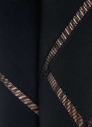 Detail View - Click To Enlarge - ELIZABETH AND JAMES - Seamed mesh leggings