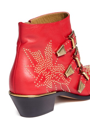 Detail View - Click To Enlarge - CHLOÉ - Studs-detail buckle ankle boots