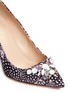 Detail View - Click To Enlarge - J.CREW - 'Elsie' jeweled feather-print pumps