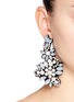 Figure View - Click To Enlarge - J.CREW - Fabric-backed crystal cluster earrings