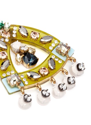 Detail View - Click To Enlarge - J.CREW - Lucite-and-crystal earrings