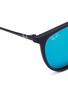 Detail View - Click To Enlarge - RAY-BAN - Izzy' junior acetate frame wire temple mirror sunglasses