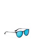 Figure View - Click To Enlarge - RAY-BAN - Izzy' junior acetate frame wire temple mirror sunglasses