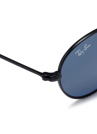 Detail View - Click To Enlarge - RAY-BAN - Round metal junior sunglasses
