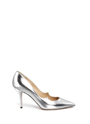 Main View - Click To Enlarge - PAUL ANDREW - 'Kimura' wavy mirror leather pumps