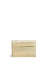 Back View - Click To Enlarge - ALEXANDER MCQUEEN - 'Legend' textured mirror leather envelope clutch