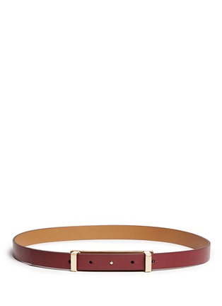 Main View - Click To Enlarge - MAISON BOINET - Reversible cowhide leather belt