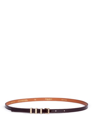 Main View - Click To Enlarge - MAISON BOINET - Metal loop patent leather belt