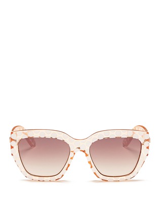 Main View - Click To Enlarge - LE SPECS - x BLITZ 'Hermosa' polka dot plastic sunglasses