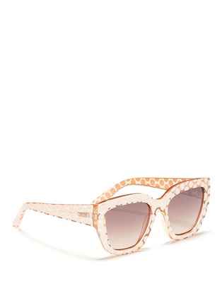 Figure View - Click To Enlarge - LE SPECS - x BLITZ 'Hermosa' polka dot plastic sunglasses